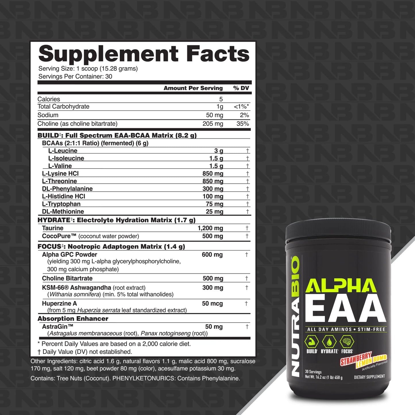 NUTRABIO ALPHA EAA 30/SRV
