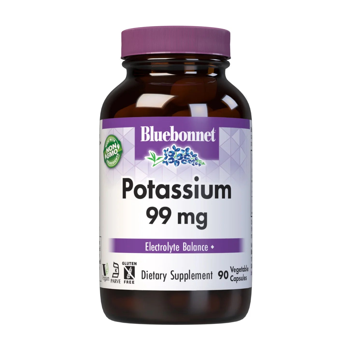 BLUEBONNET NUTRITION POTASSIUM 99MG 90 CAPS