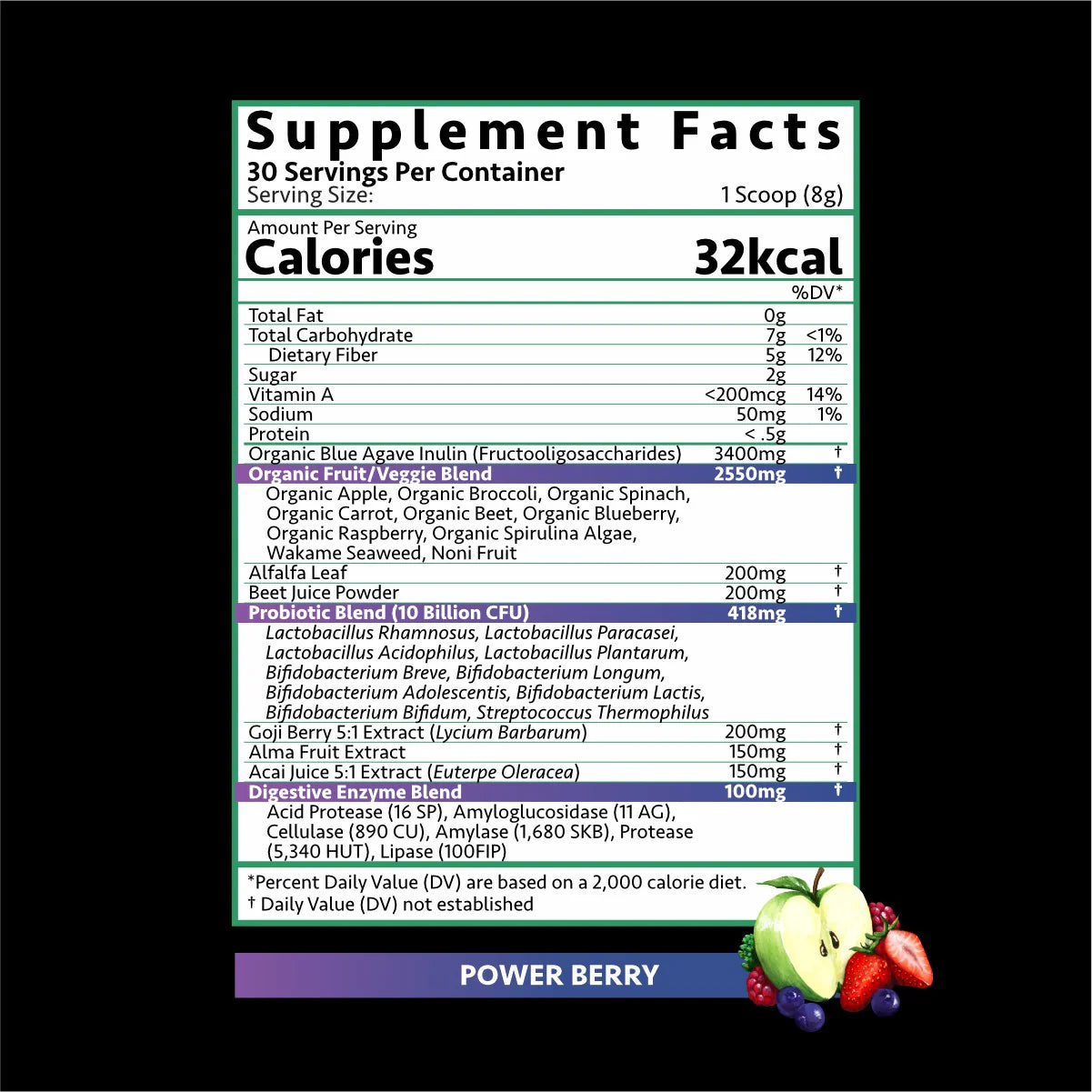 TITAN PUR GREENS SUPERFOOD - 30/SRV