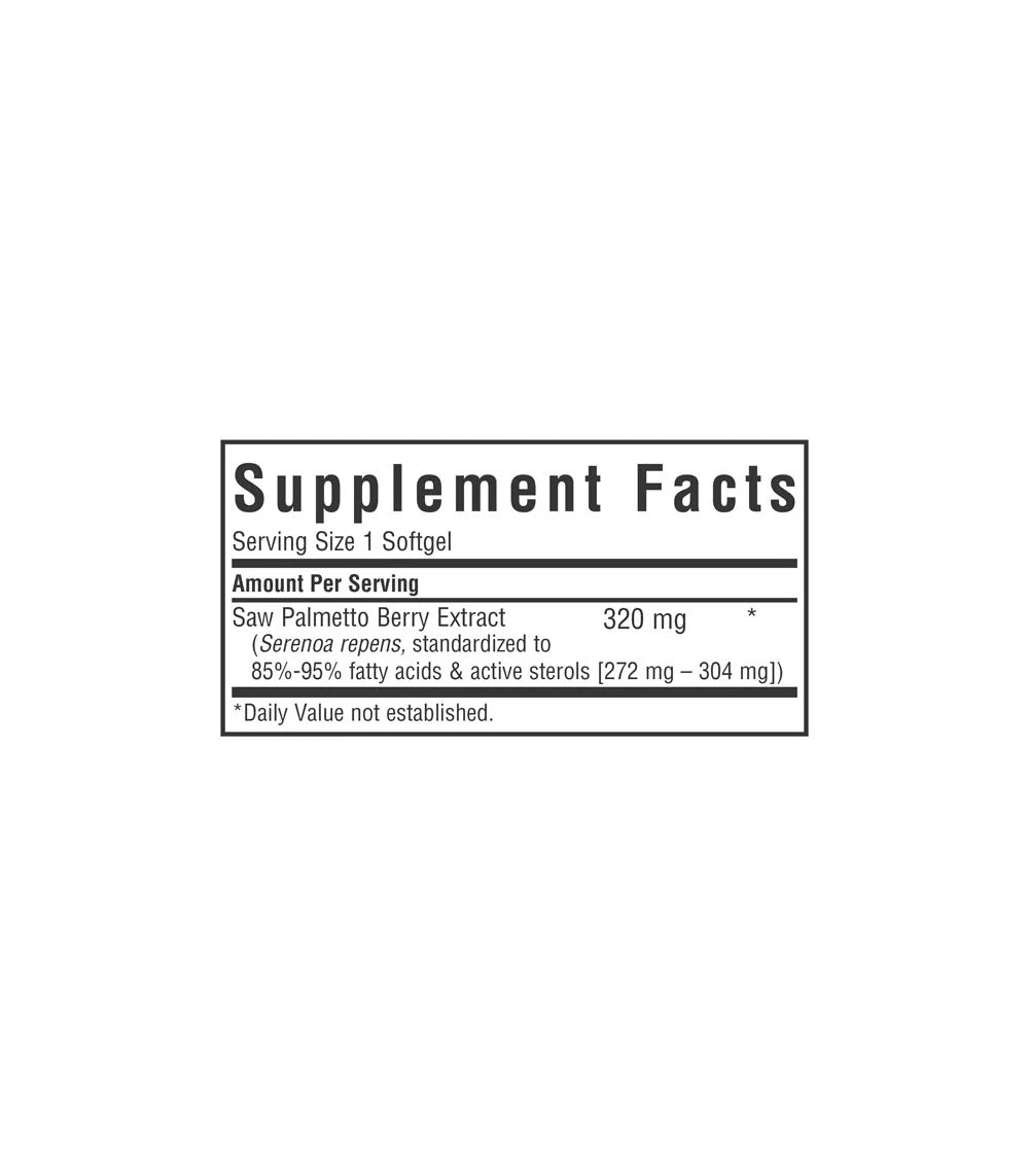 BLUEBONNET NUTRITION SAW PALMETTO BERRY EXTRACT 30SG