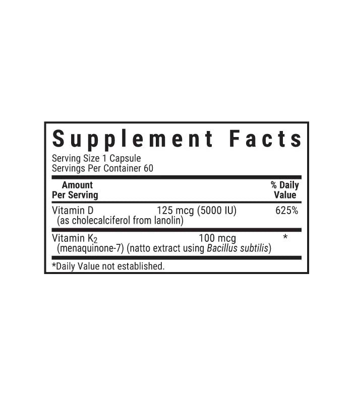 BLUEBONNET NUTRITION VITAMIN D3 K2