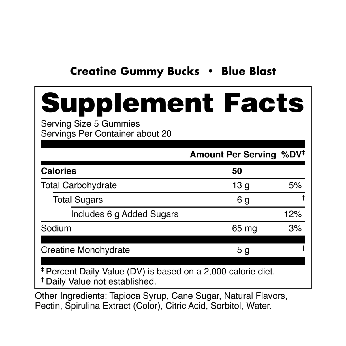 BUCKED UP CREATINE GUMMY BUCKS