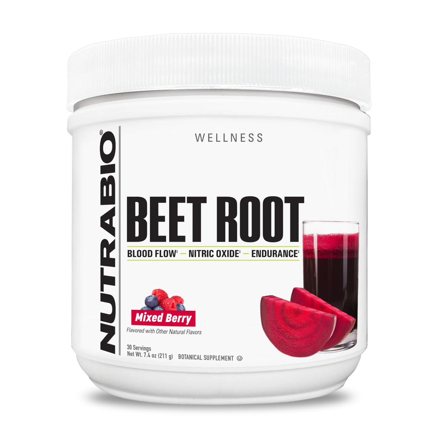NUTRABIO BEET ROOT POWDER MIXED BERRIES