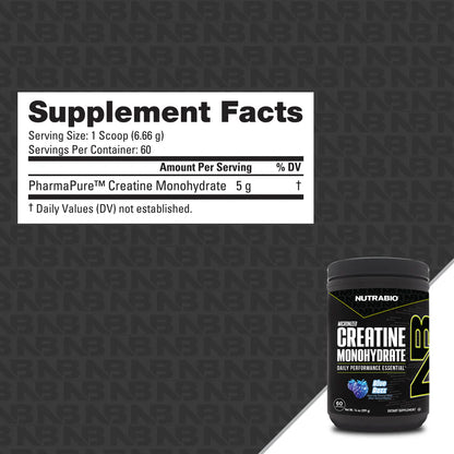 NUTRABIO CREATINE BURST