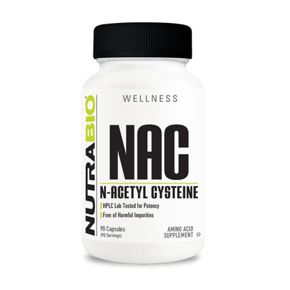 NUTRABIO NAC N-ACETYL CYSTEINE 90 CAPS 600MG