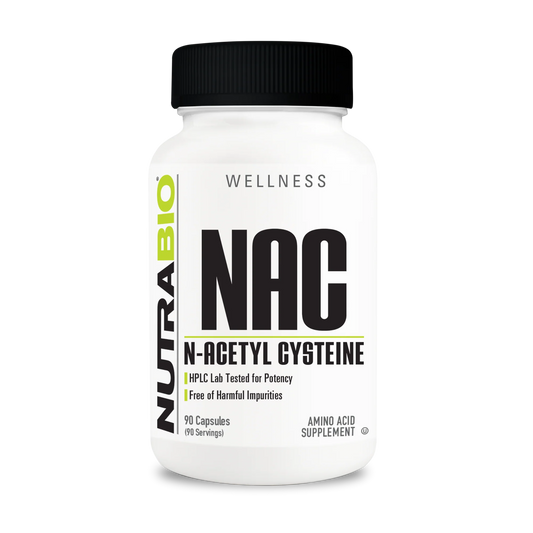 NUTRABIO NAC N-ACETYL CYSTEINE 90 CAPS 600MG