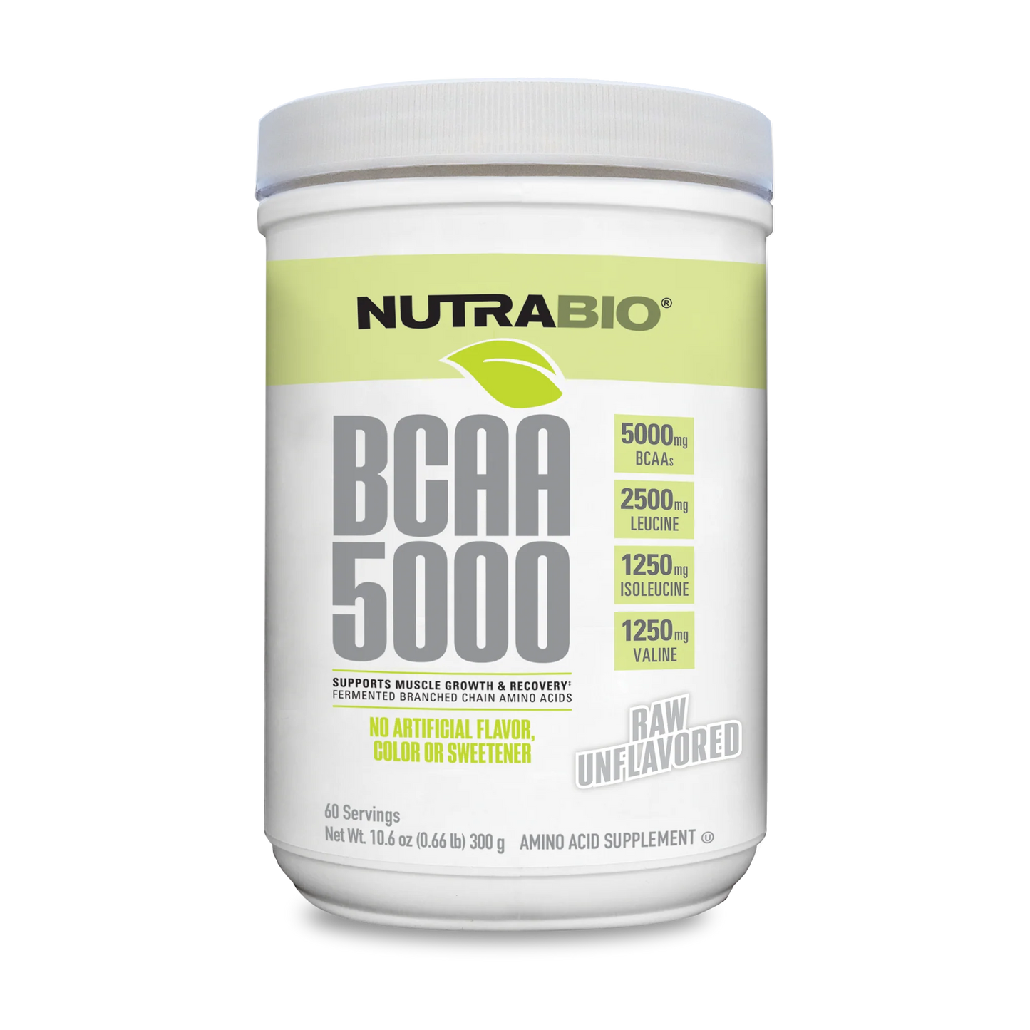 NUTRABIO BCAA 5000 UNFLAVORED