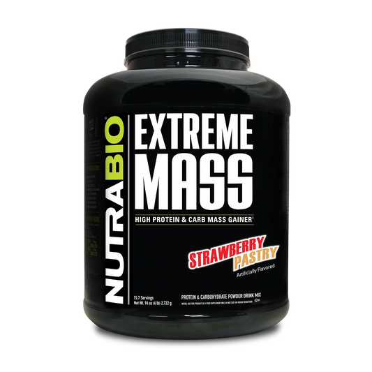 NUTRABIO EXTREME MASS STRAWBERRY 6LB