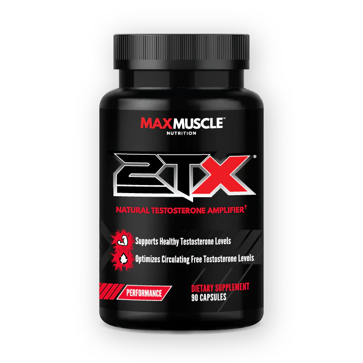 MAX MUSCLE 2TX-ADVANCED TESTOSTERONE SUPPORT 90 CAPS BOGO 50% OFF