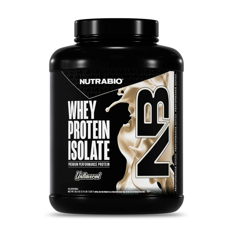 NUTRABIO WHEY PROTEIN ISOLATE - 2LB/5LBS