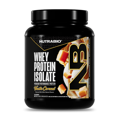 NUTRABIO WHEY PROTEIN ISOLATE - 2LB/5LBS