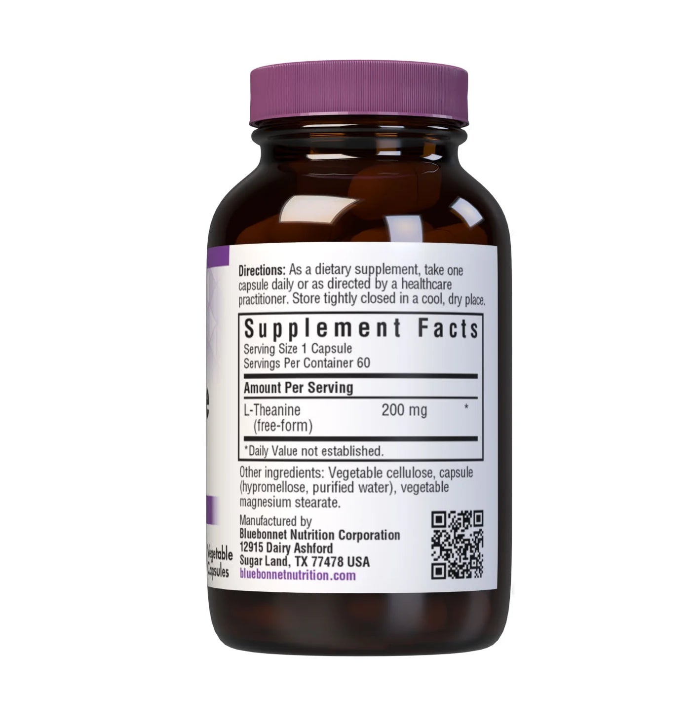 BLUEBONNET NUTRITION L-THEANINE 200MG 60 CAPS