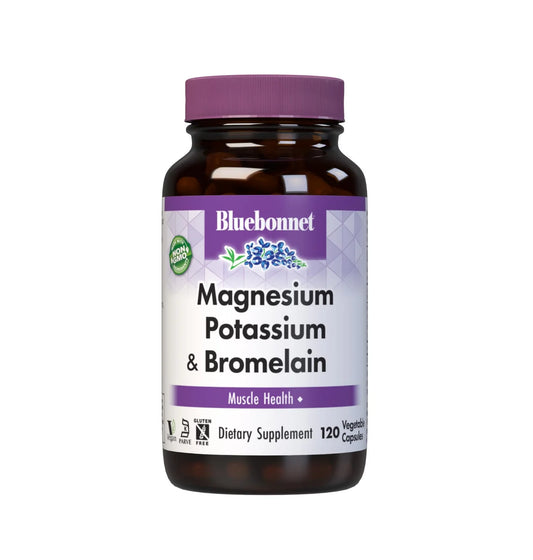 BLUEBONNET NUTRITION MAGNESIUM, POTASSIUM, BROMELAIN