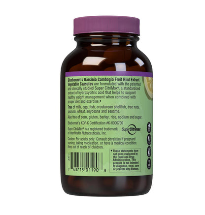 BLUEBONNET NUTRITION GARCINIA CAMBOGIA FRUIT RIND EXTRACT