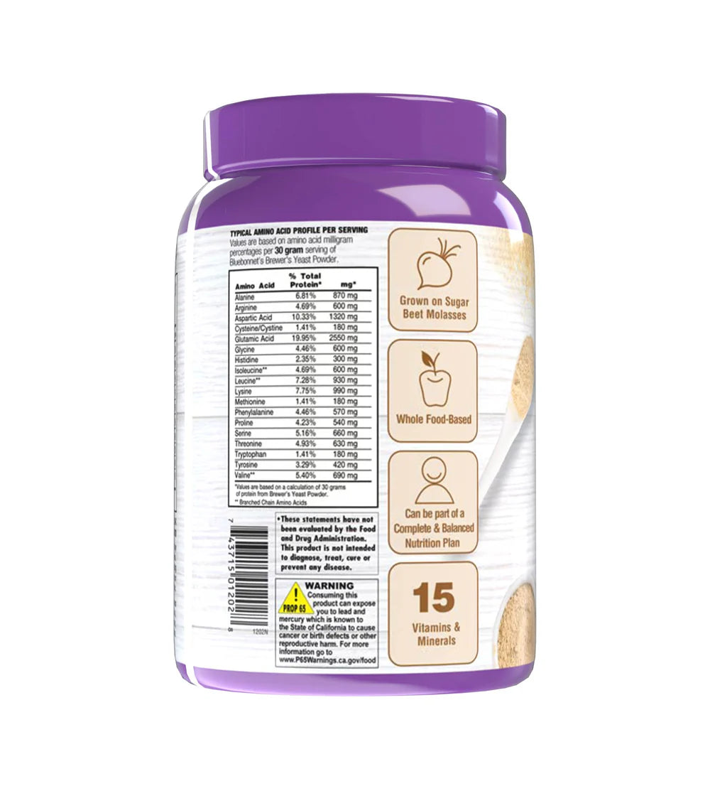 BLUEBONNET NUTRITION BREWER'S YEAST POWDER 2LB