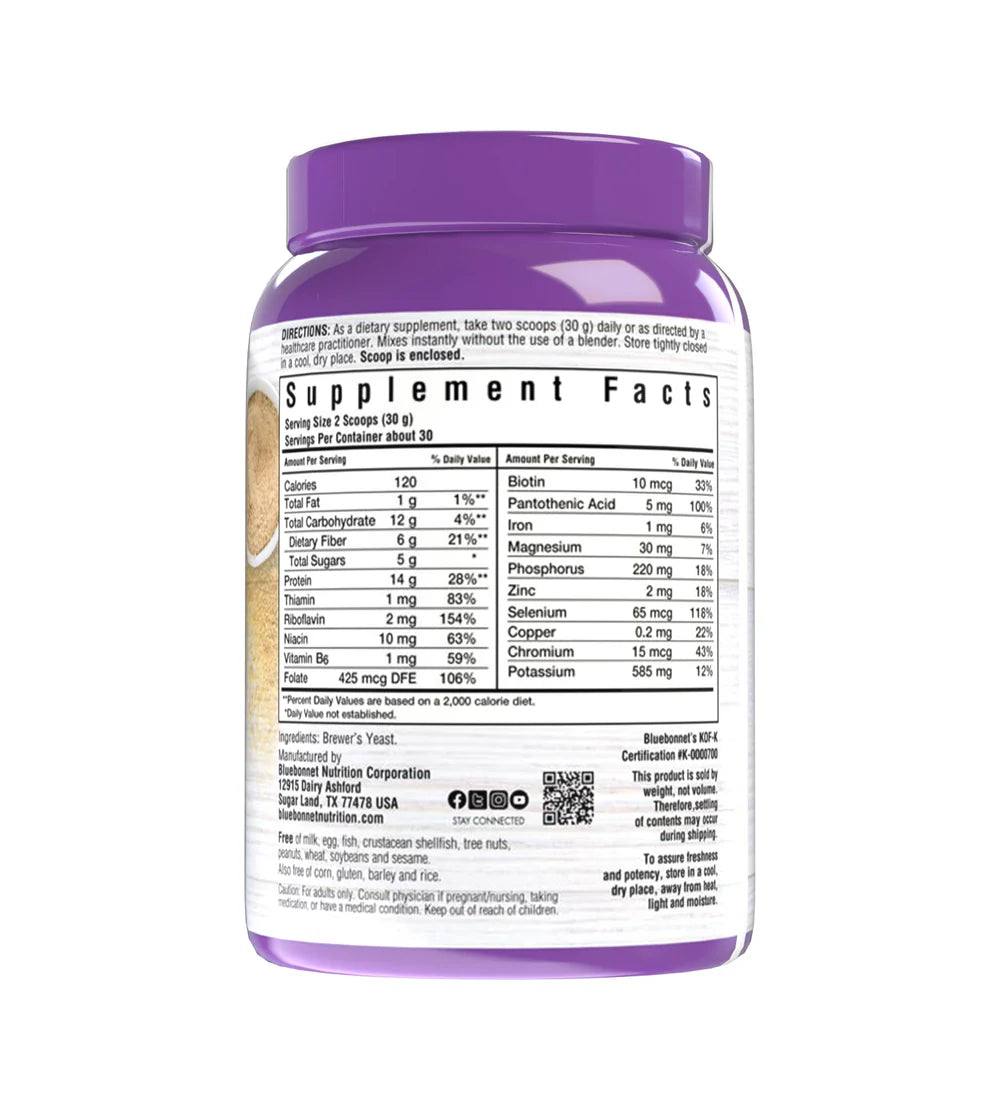BLUEBONNET NUTRITION BREWER'S YEAST POWDER 2LB