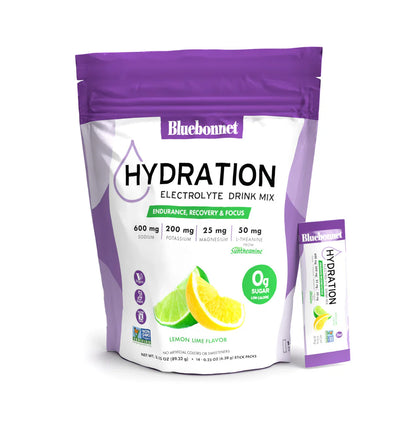 BLUEBONNET NUTRITION HYDRATION ELECTROLYTE DRINK MIX 14 PACK