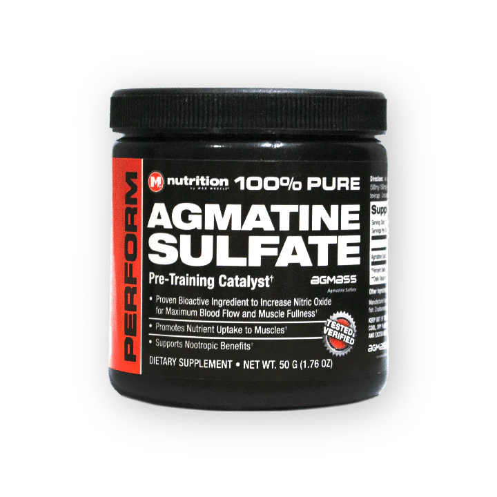 MAX MUSCLE AGMATINE SULFATE 50 GRAMS