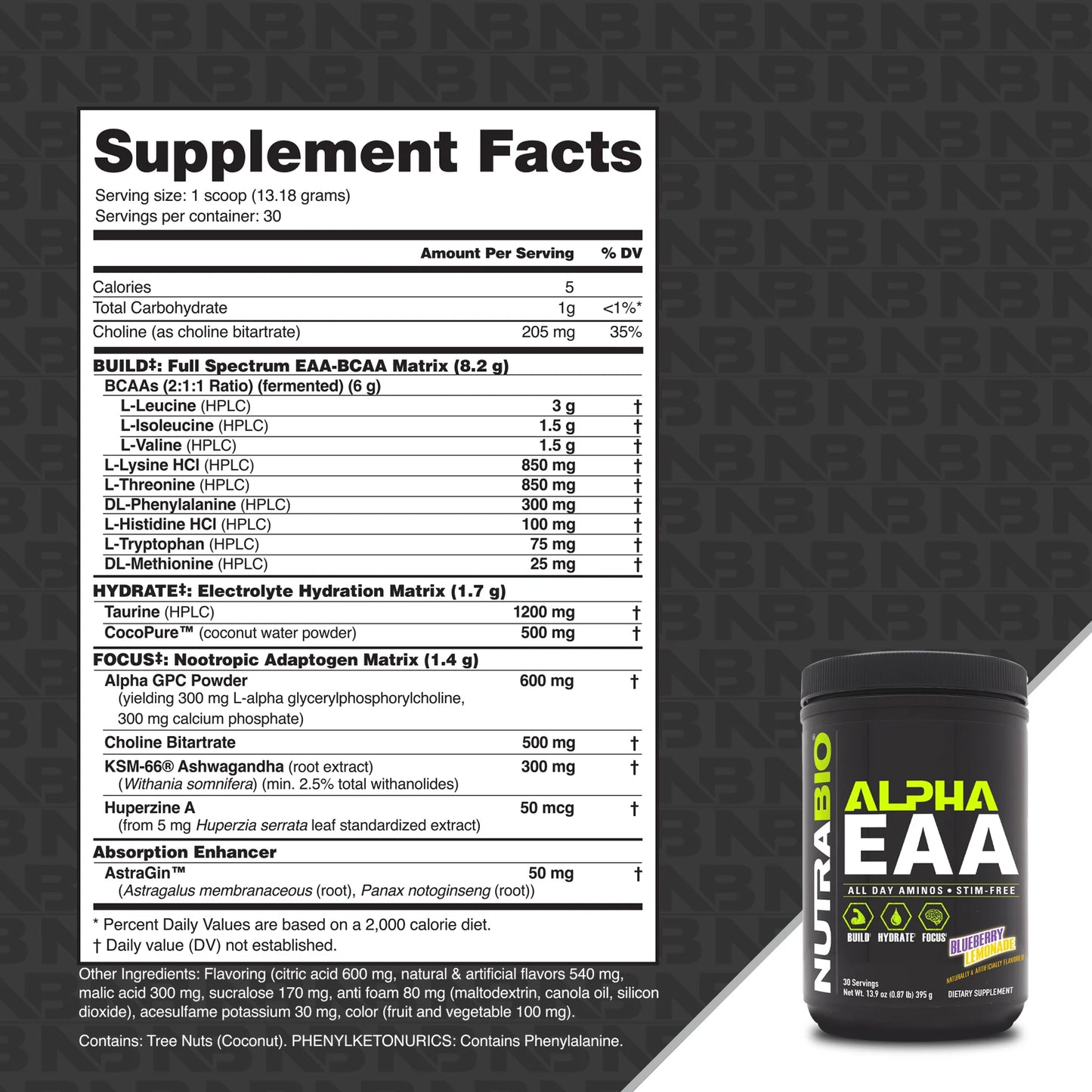NUTRABIO ALPHA EAA 30/SRV