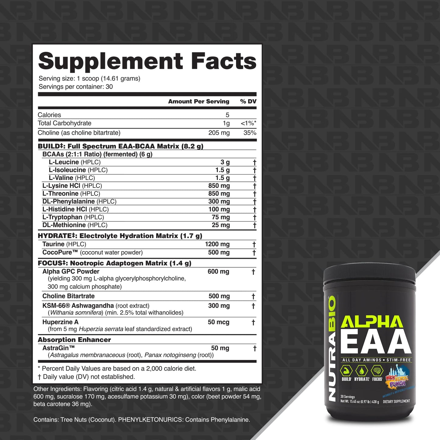 NUTRABIO ALPHA EAA 30/SRV