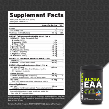 NUTRABIO ALPHA EAA 30/SRV