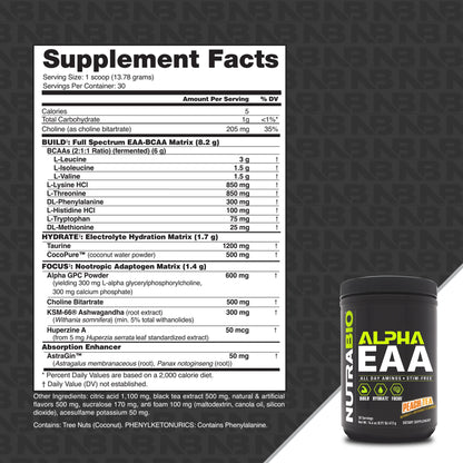 NUTRABIO ALPHA EAA 30/SRV