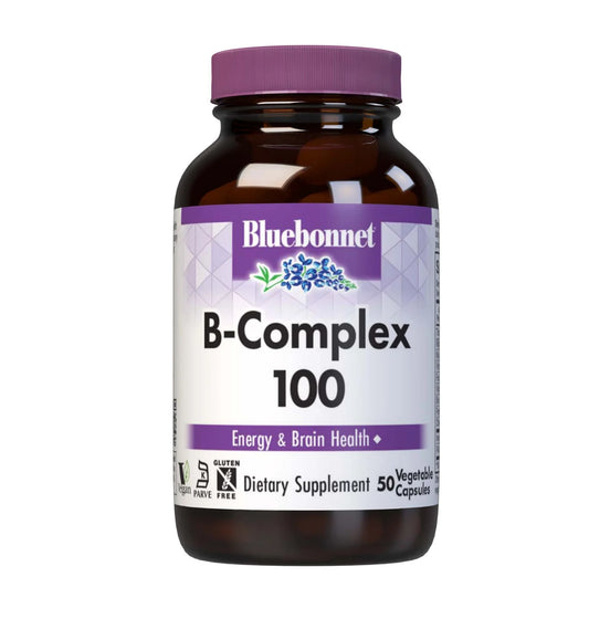 BLUEBONNET NUTRITION B-COMPLEX 100 50 CAPS (BB)