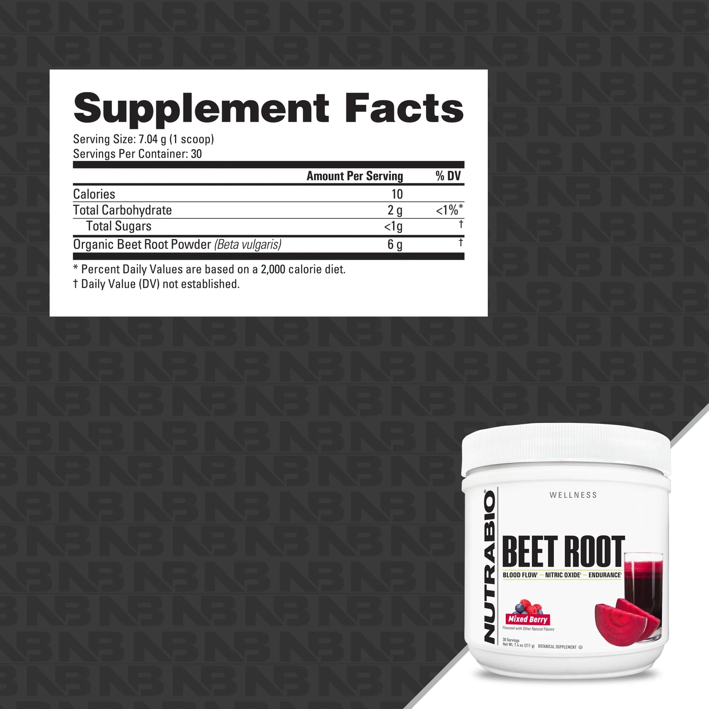 NUTRABIO BEET ROOT POWDER MIXED BERRIES