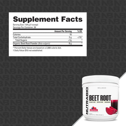 NUTRABIO BEET ROOT POWDER MIXED BERRIES