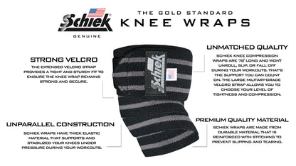SCHIEK BLACK OUT KNEE WRAPS