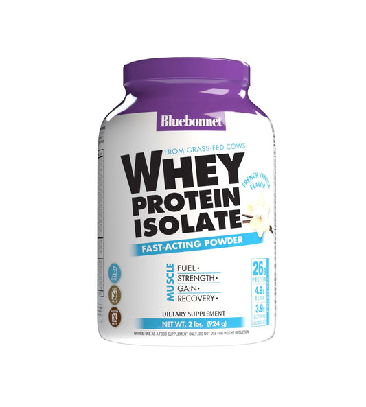 BLUEBONNET NUTRITION WHEY PROTEIN ISOLATE POWDER 2LB