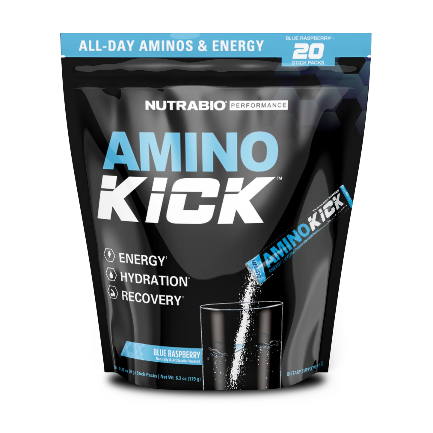 NUTRABIO AMINO KICK - 20 SERVING BAG