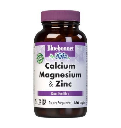 BLUEBONNET NUTRITION CALCIUM MAGNESIUM & ZINC 180 CAPS