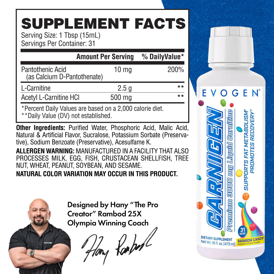 EVOGEN CARNIGEN PREMIUM LIQUID (IN STORE ONLY)