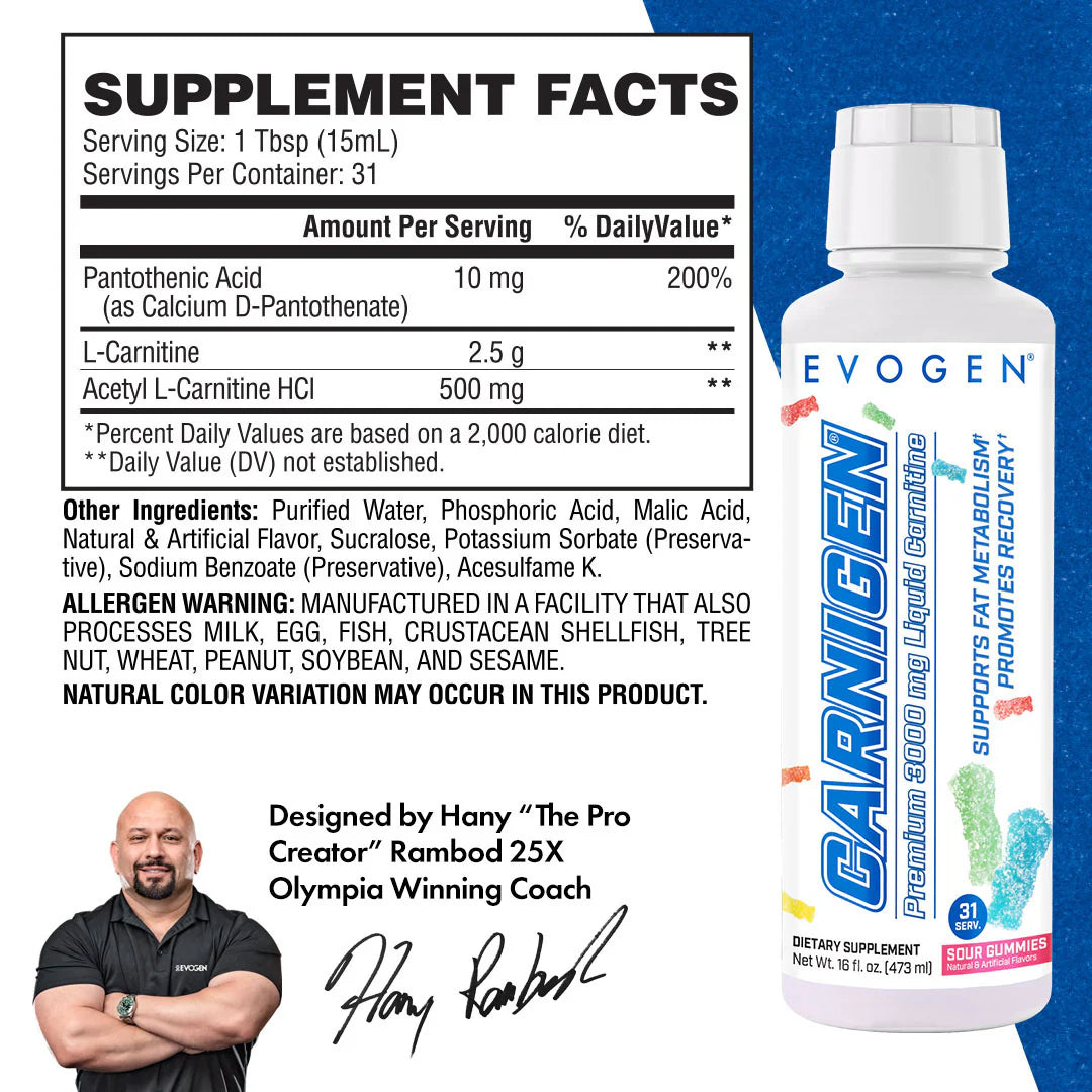 EVOGEN CARNIGEN PREMIUM LIQUID (IN STORE ONLY)