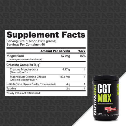 NUTRABIO CGT-MAX POWDER