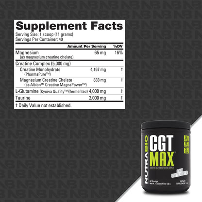 NUTRABIO CGT-MAX POWDER