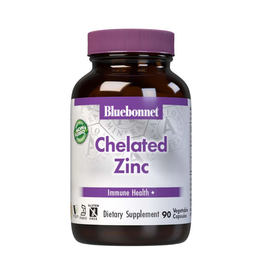 BLUEBONNET NUTRITION CHELATED ZINC 30MG 90 CAPS