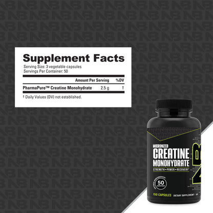 NUTRABIO CREATINE MONOHYDRATE 150 CAPS