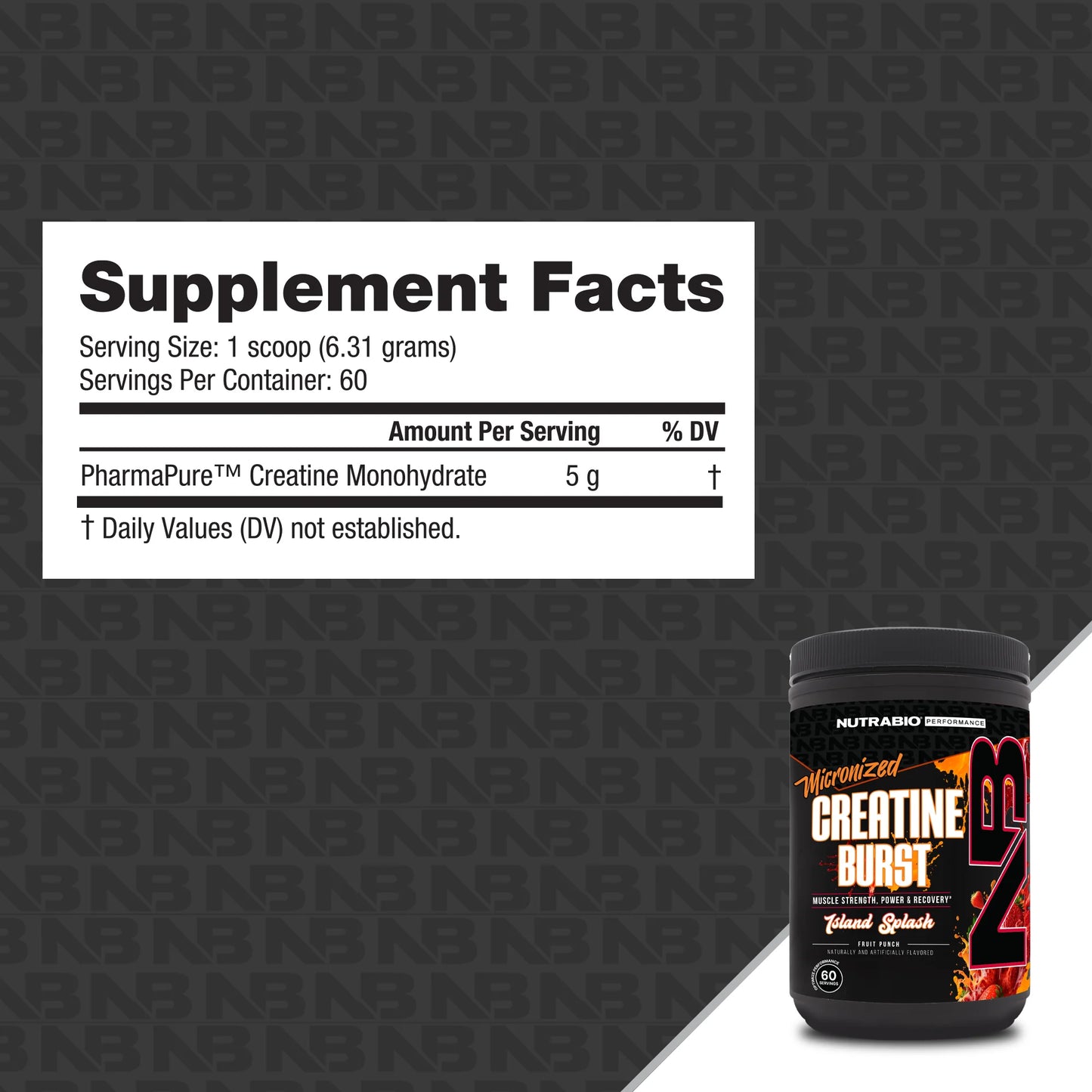 NUTRABIO CREATINE BURST