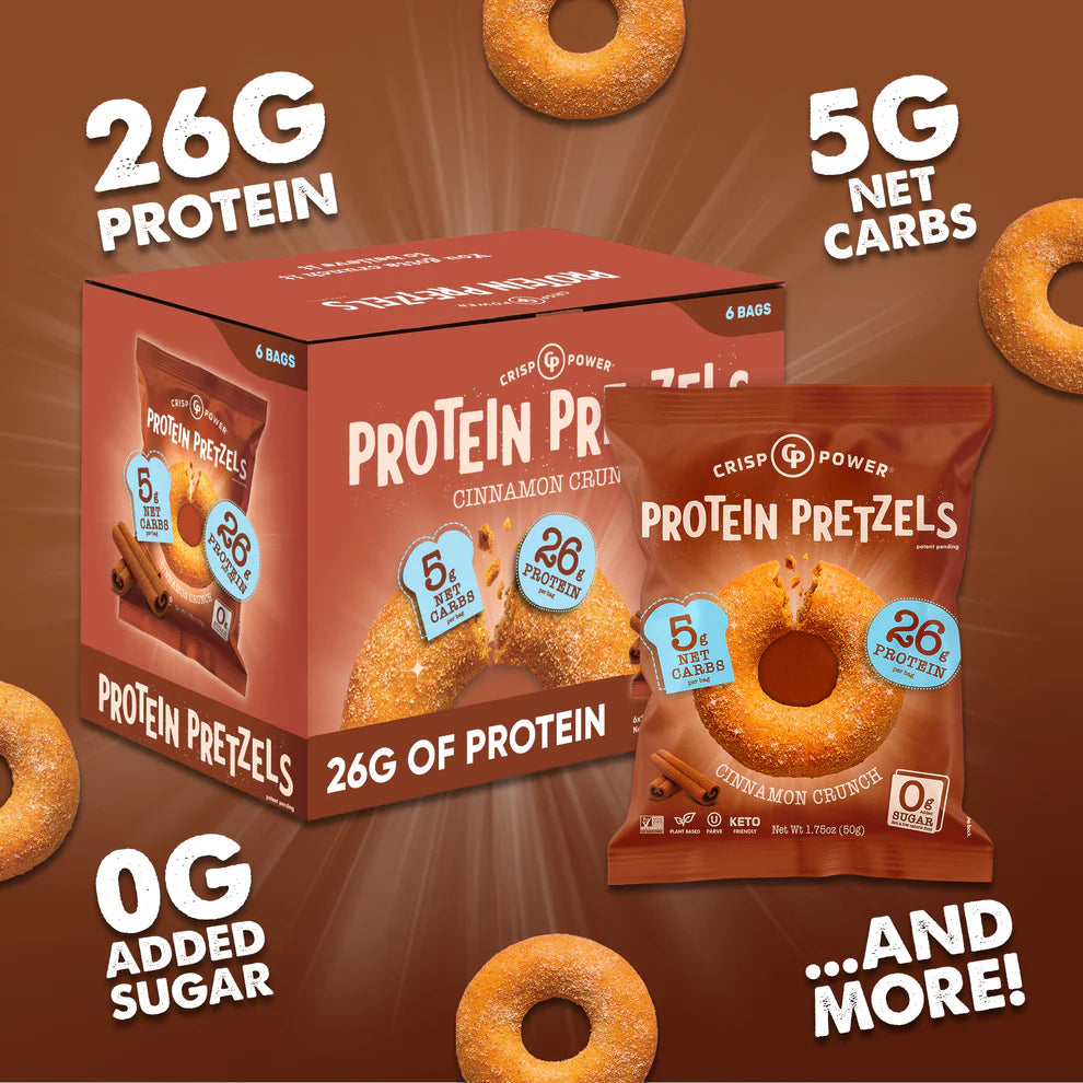 CRISP POWER PROTEIN PRETZELS