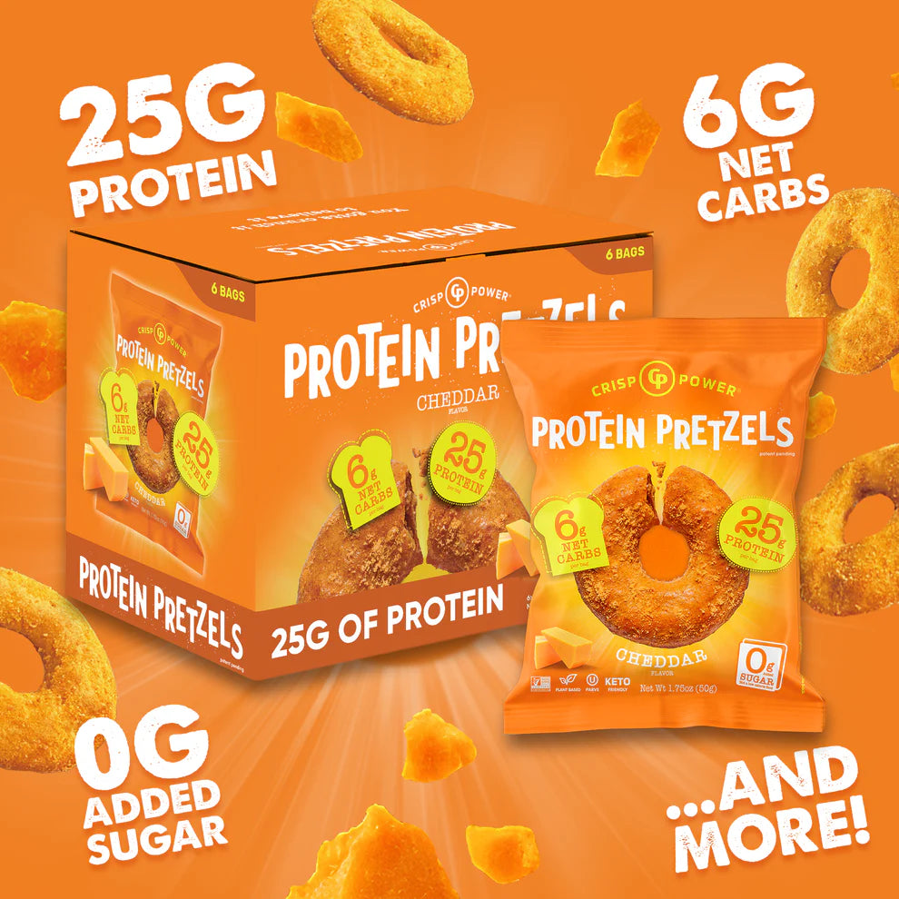 CRISP POWER PROTEIN PRETZELS