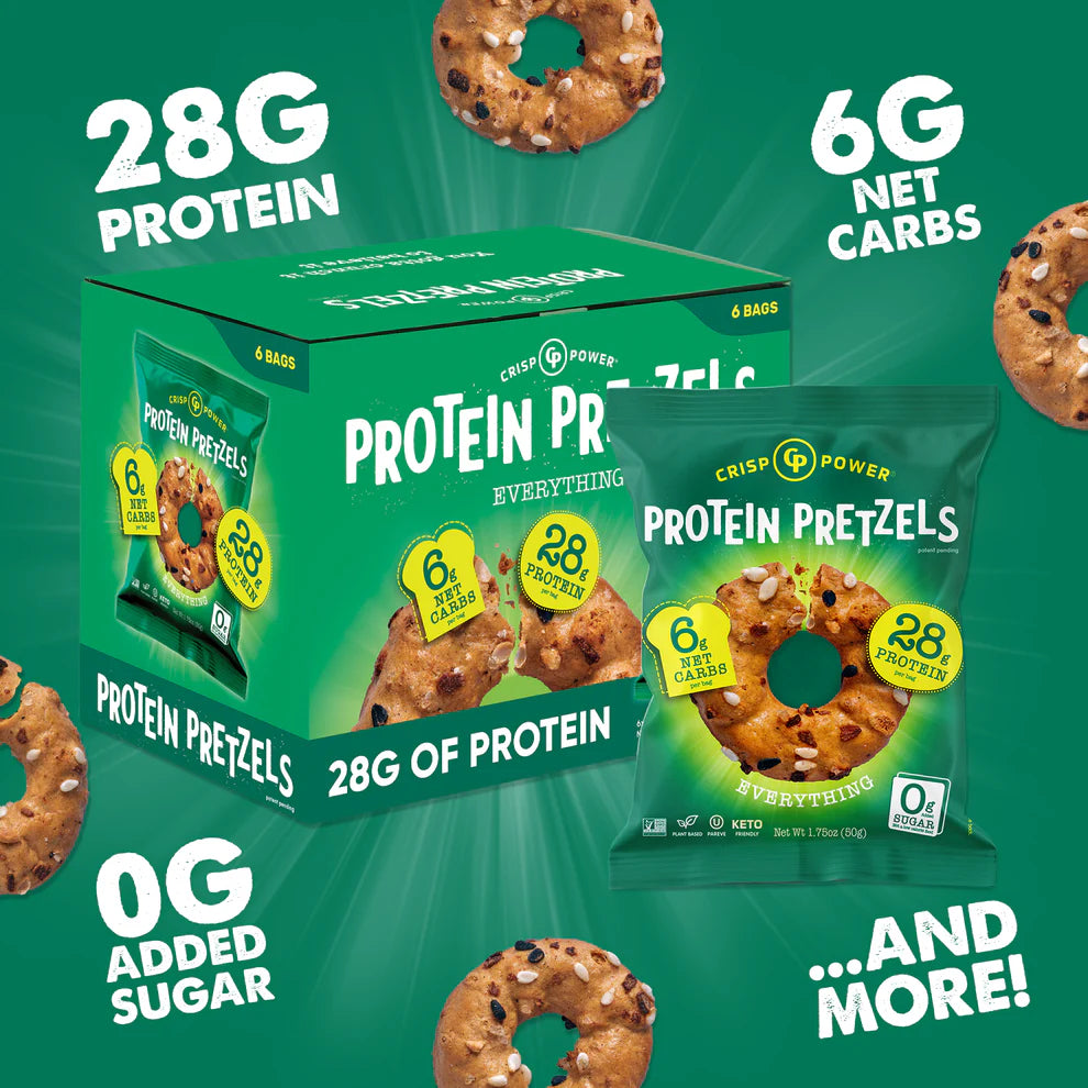 CRISP POWER PROTEIN PRETZELS