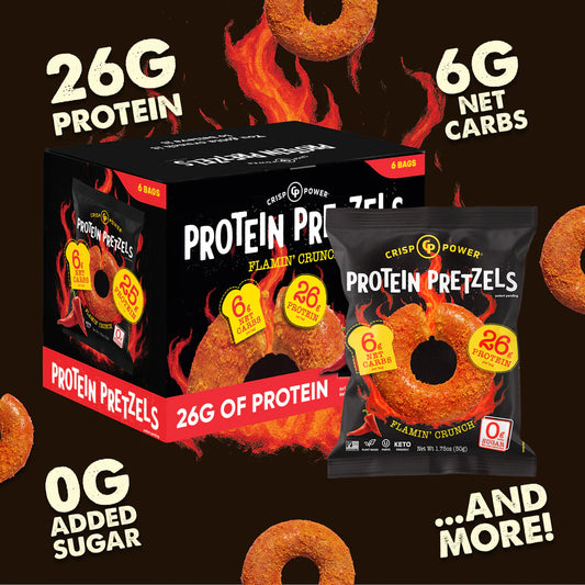 CRISP POWER PROTEIN PRETZELS