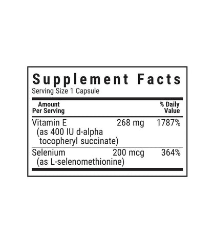 BLUEBONNET NUTRITION DRY-E + SELENIUM 60 CAPS