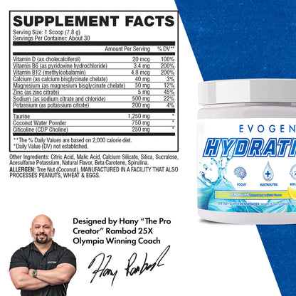 EVOGEN HYDRATION (IN STORE ONLY)