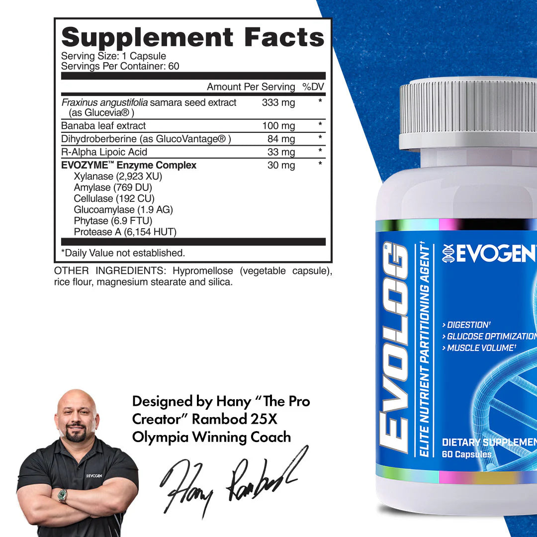 EVOGEN EVOLOG CHEAT MEAL GAINS 60 CAPS (IN STORE ONLY)