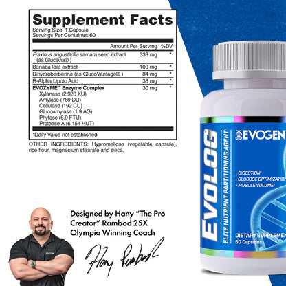 EVOGEN EVOLOG CHEAT MEAL GAINS 60 CAPS (IN STORE ONLY)