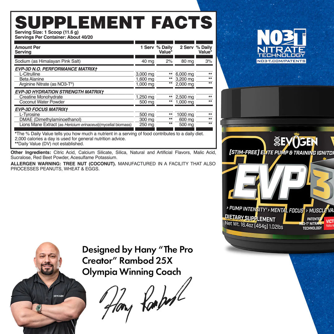 EVOGEN EVP 3D STIM-FREE (IN STORE ONLY)