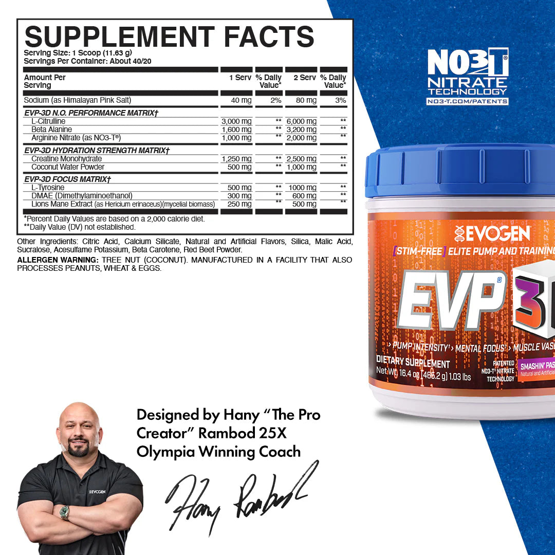 EVOGEN EVP 3D STIM-FREE (IN STORE ONLY)